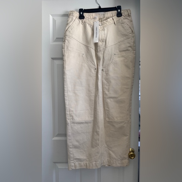 naked wardrobe Denim - Naked Wardrobe Beige Ankle & Cropped Jeans